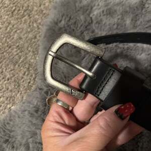 Harley-Davidson Men's HD Work Series Top Grain Leather Belt - Black Size 32